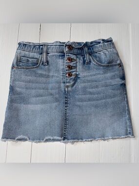 Dillards Hippie Girl Light Wash Denim Skort Size 6